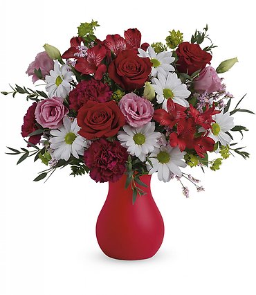 Kissed With Crimson Bouquet