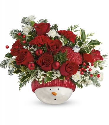 Snowman Ornament Bouquet