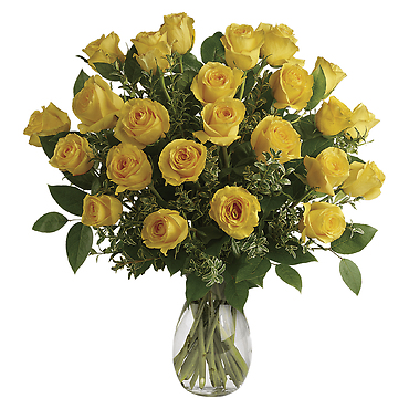 12 Yellow Rose Bouquet