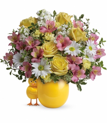 Sweet Peep Bouquet - Baby Pink