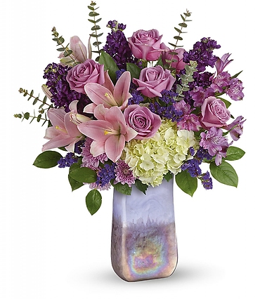 Purple Swirls Bouquet