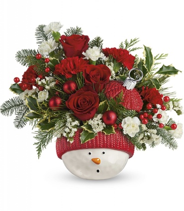 Snowman Ornament Bouquet